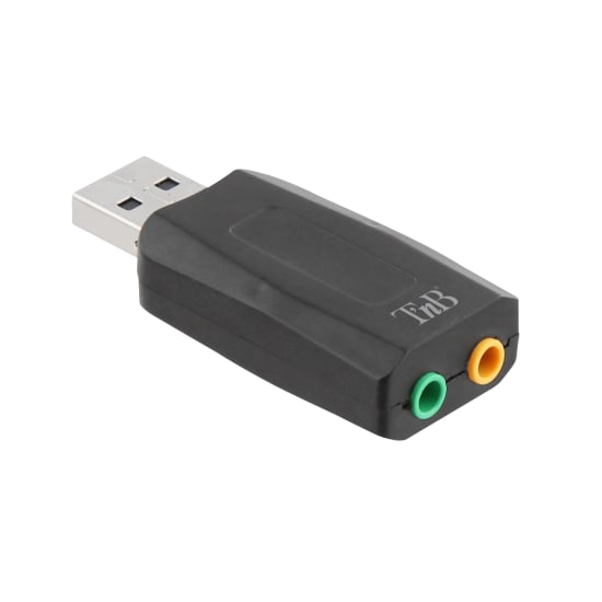 USB 5.1 to dual jack audio adapter