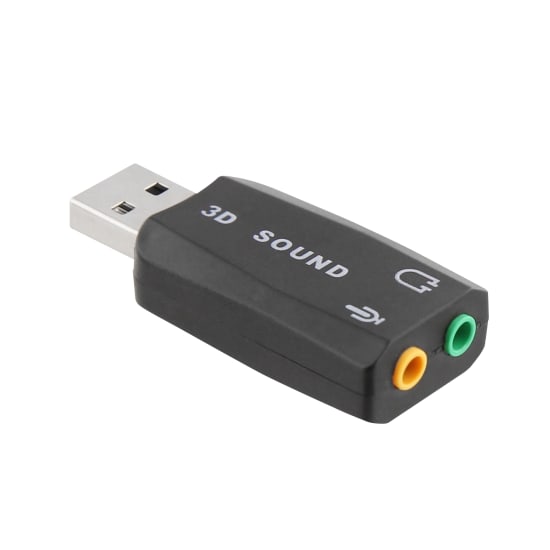 USB 5.1 to dual jack audio adapter - 2