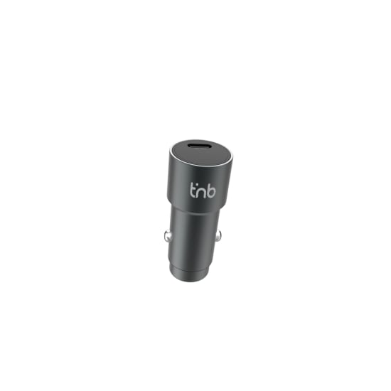 Cargador de coche USB-C de 25 W – Aluminio reciclado – Gris antracita - 2