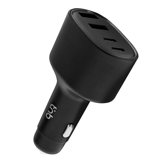 Chargeur Allume-cigare Double USB 66W - Ultra Compact En Alliage Aluminium - Recharge Rapide PD Pour IPhone, Android, Voiture