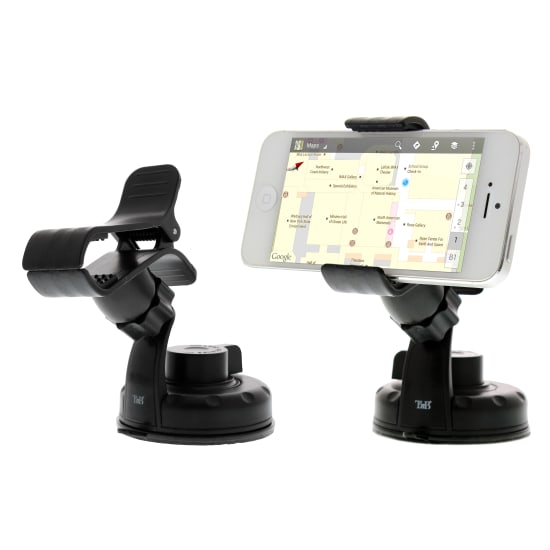 Compact suction cup clamp holder