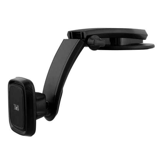 Magnetic suction cup dashboard support