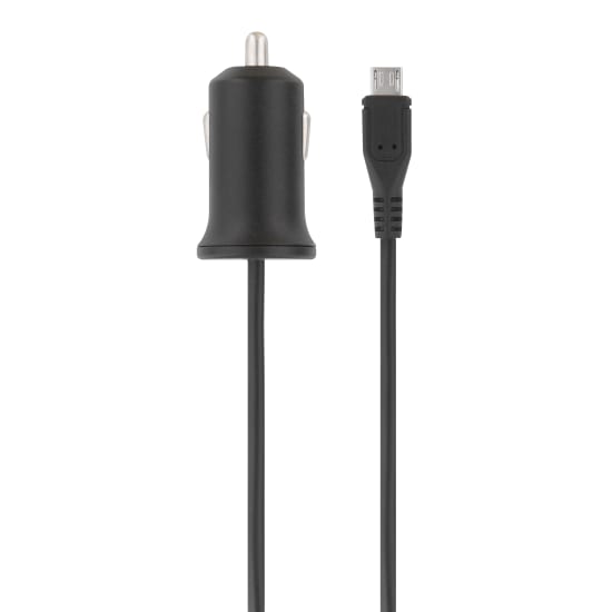 5W Micro USB Car Charger Integrated Cable - 2