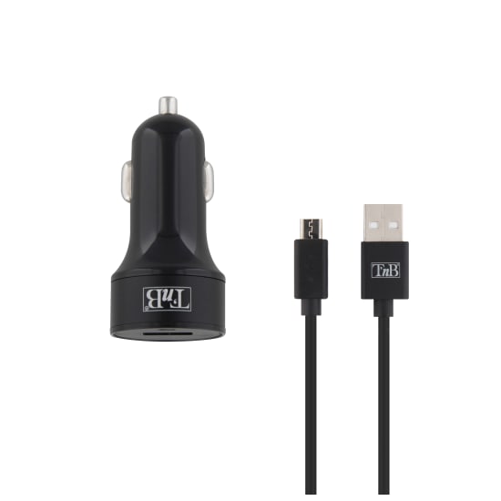 1XUSB-A 18W quick charge car charger + micro USB cable - 2