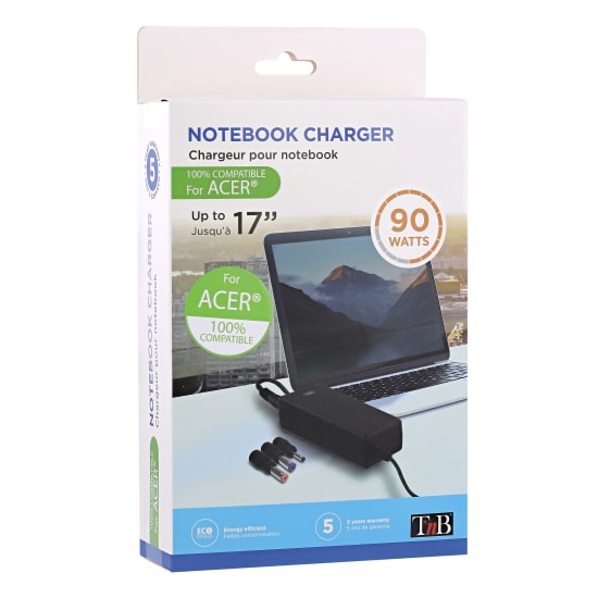 Chargeur 90W pour notebook ACER® - 2