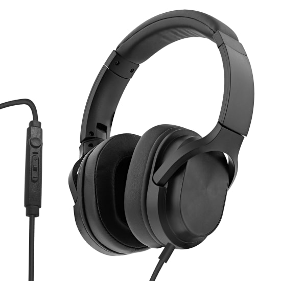 FLOW black wired headset