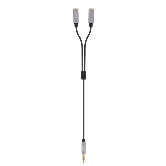 3.5mm male jack / 2 3.5mm female jack splitter cable 0.2m