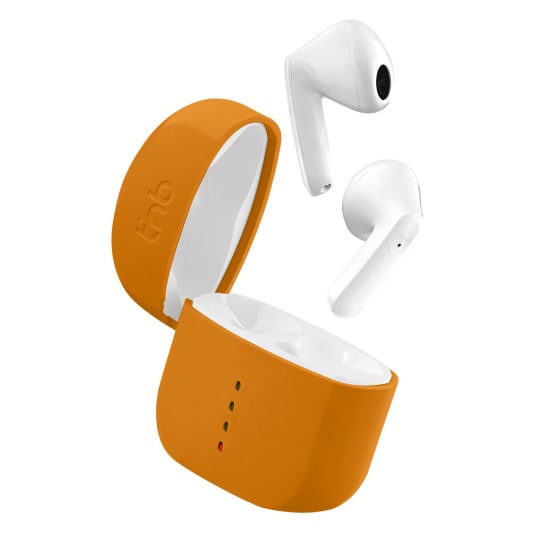 Écouteurs sans fil ZIP semi intra-auriculaires orange