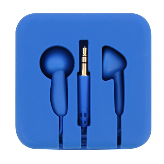 Auriculares POCKET jack con cable azul