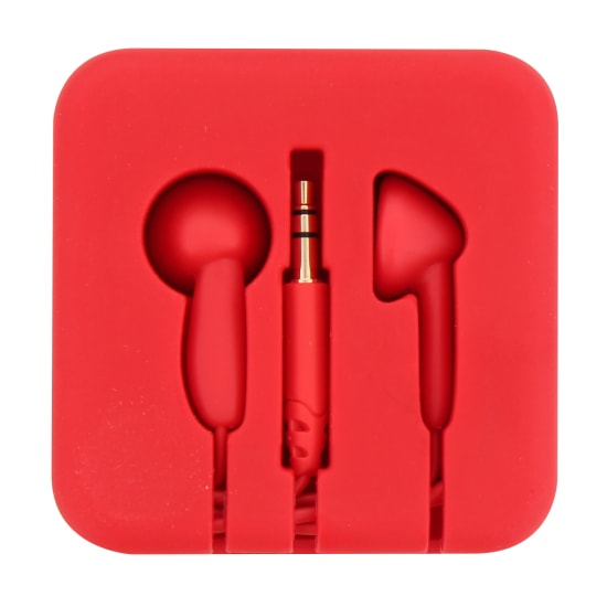 Auriculares POCKET jack con cable rojo