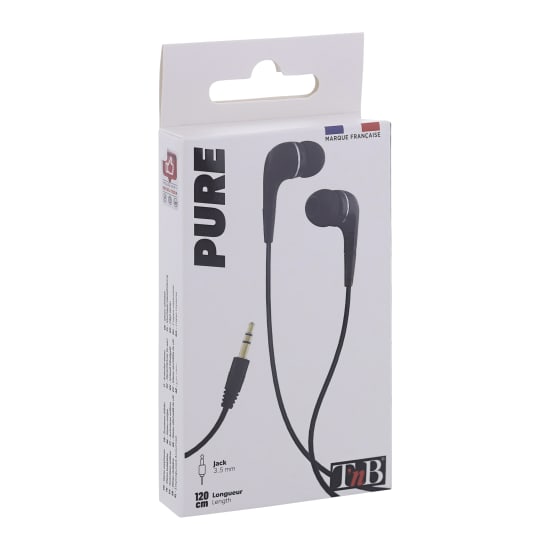 Conector para auriculares con cable PURE negro - 2