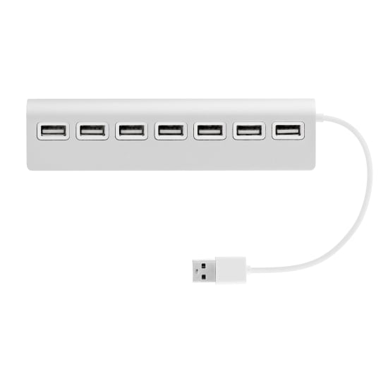 Aluminum USB-A to 7x USB-A hub - 2