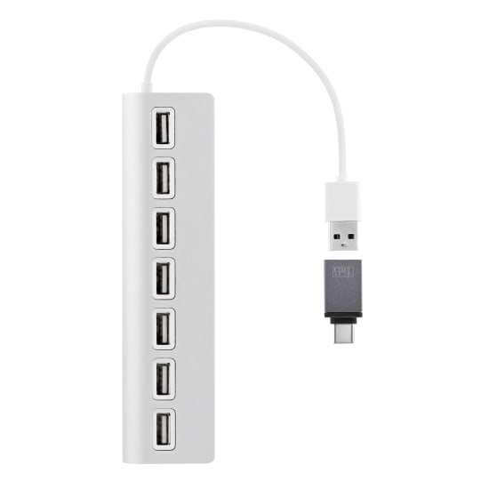 Aluminum USB-A to 7x USB-A hub