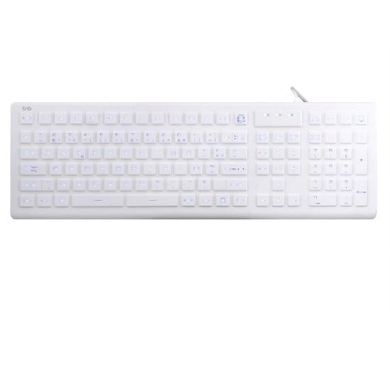 Teclado médico con cable IP68 - AZERTY (FR)