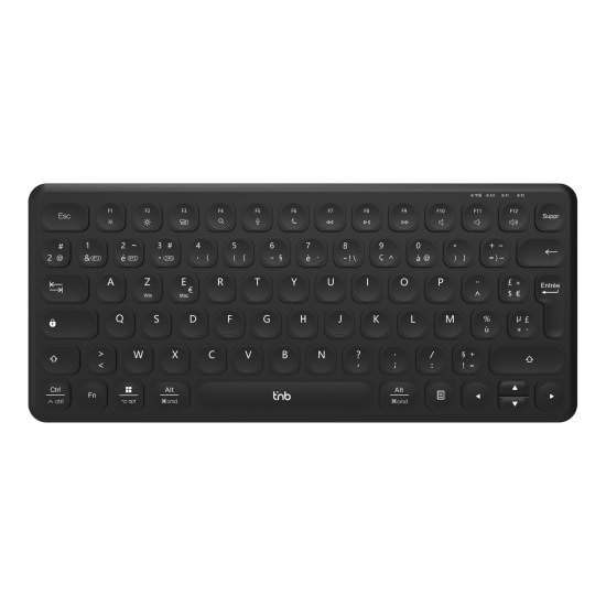 Clavier Bluetooth rechargeable ultra fin MINI - AZERTY (FR) - 2