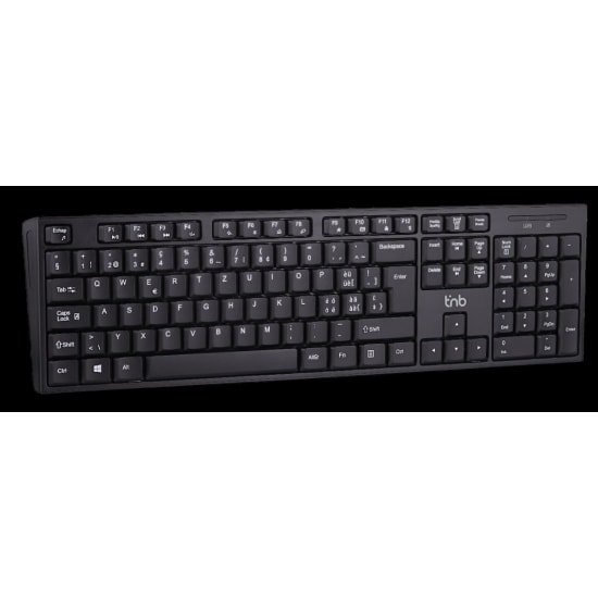 Clavier sans fil CLASSY noir - QWERTZ (SUISSE) - 2