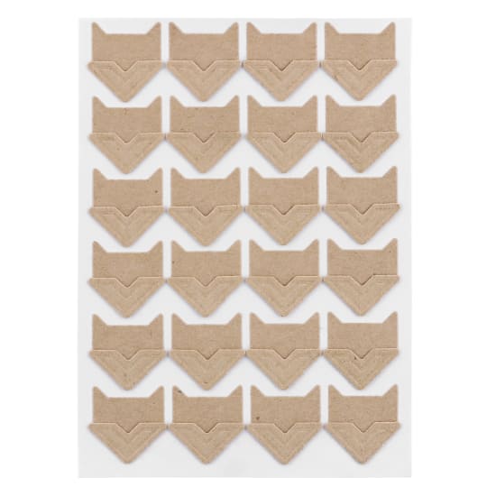 Pack of 96 kraft adhesive photo corners - 2