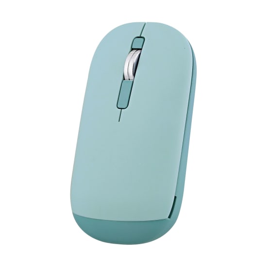 Souris sans fil double mode de connexion bleue - COLOR