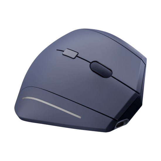 Souris sans fil ergonomique verticale double connexion Bluetooth + USB-A