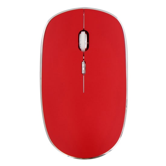 Silent click wireless mouse RUBBY red - 2