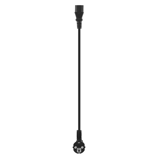Câble d'alimentation C13 femelle / Schuko coudée mâle 1.5 m - 2