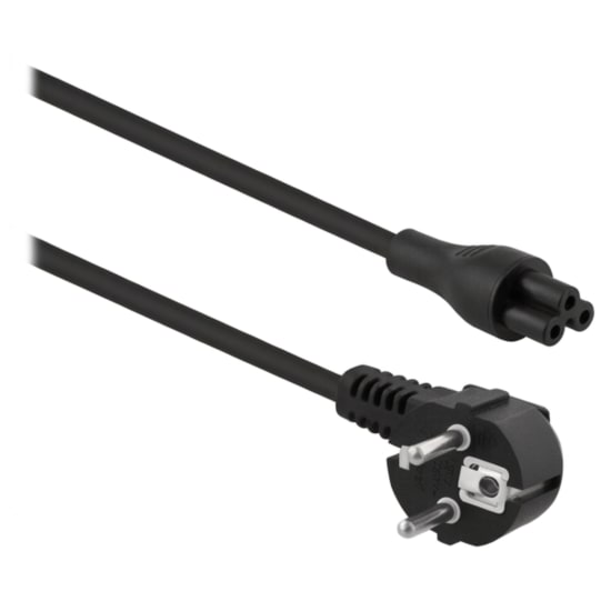 Cable de alimentación C5 hembra / Schuko acodado macho 2.5 m