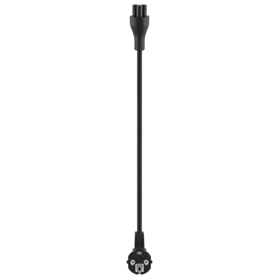 Cable de alimentación C5 hembra / Schuko acodado macho 2.5 m - 2