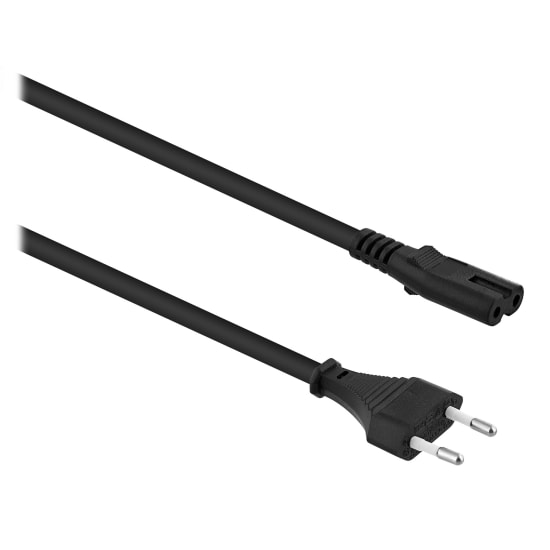 Câble d'alimentation C7 femelle / Europlug mâle 2m