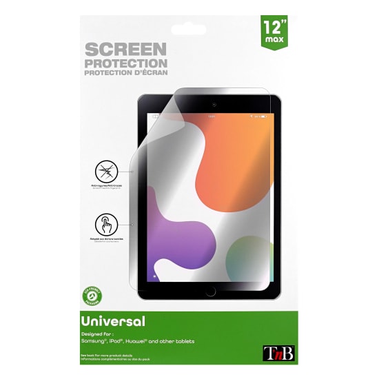 Protector de pantalla universal para tablet de hasta 12