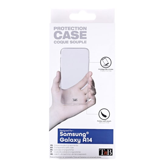 Transparent soft case for Samsung Galaxy A14