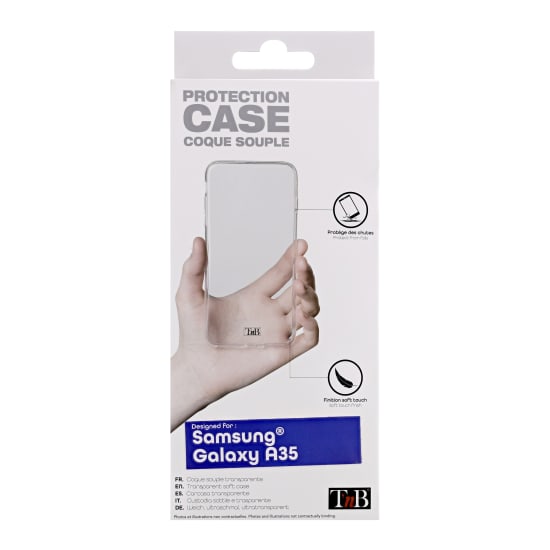 Transparent soft case for Samsung Galaxy A35