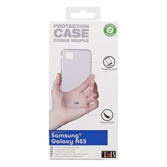 Coque souple transparente pour Samsung Galaxy A53