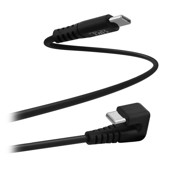 USB-C PD cable 180° angled connector gaming