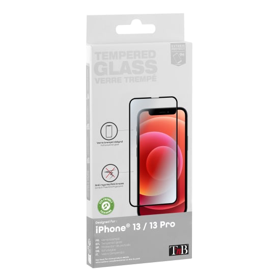 Protection intégrale en verre trempé pour iPhone 13 et 13 Pro - 2