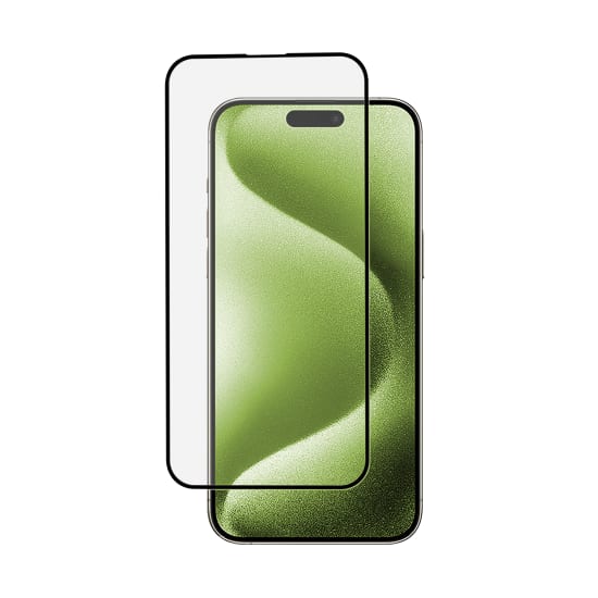 Protection intégrale en verre trempé pour iPhone 16 Plus