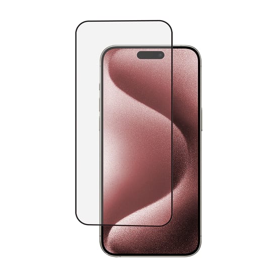 Protection intégrale en verre trempé pour iPhone 16 Pro Max