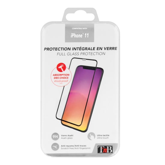 Protection intégrale en verre trempé pour iPhone 11. - 2