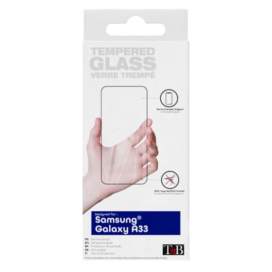 Protection intégrale en verre trempé pour Samsung Galaxy A33 - 2