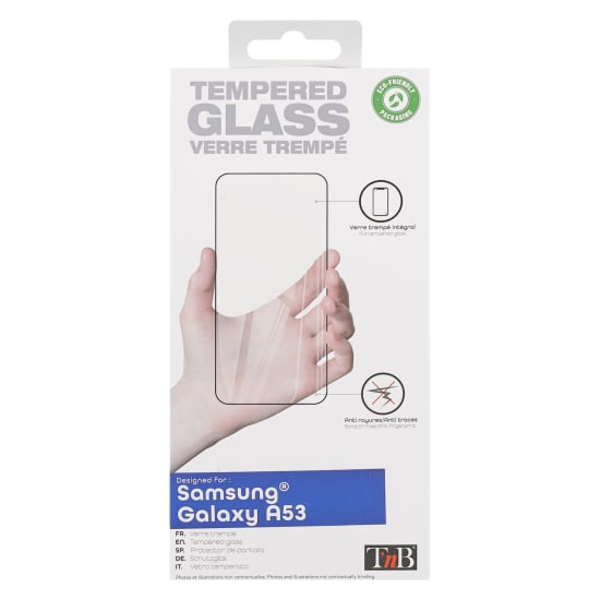 Protection intégrale en verre trempé pour Samsung Galaxy A53