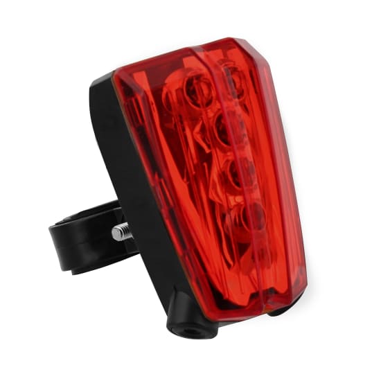 LED and laser rear light for bicycle