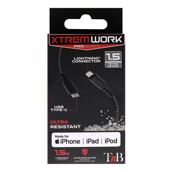 XTREMWORK Lightning to USB Type-C Power Delivery Cable - 2