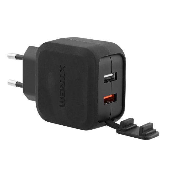 Cargador de red duradero 2XUSB-A de 30 W - 2