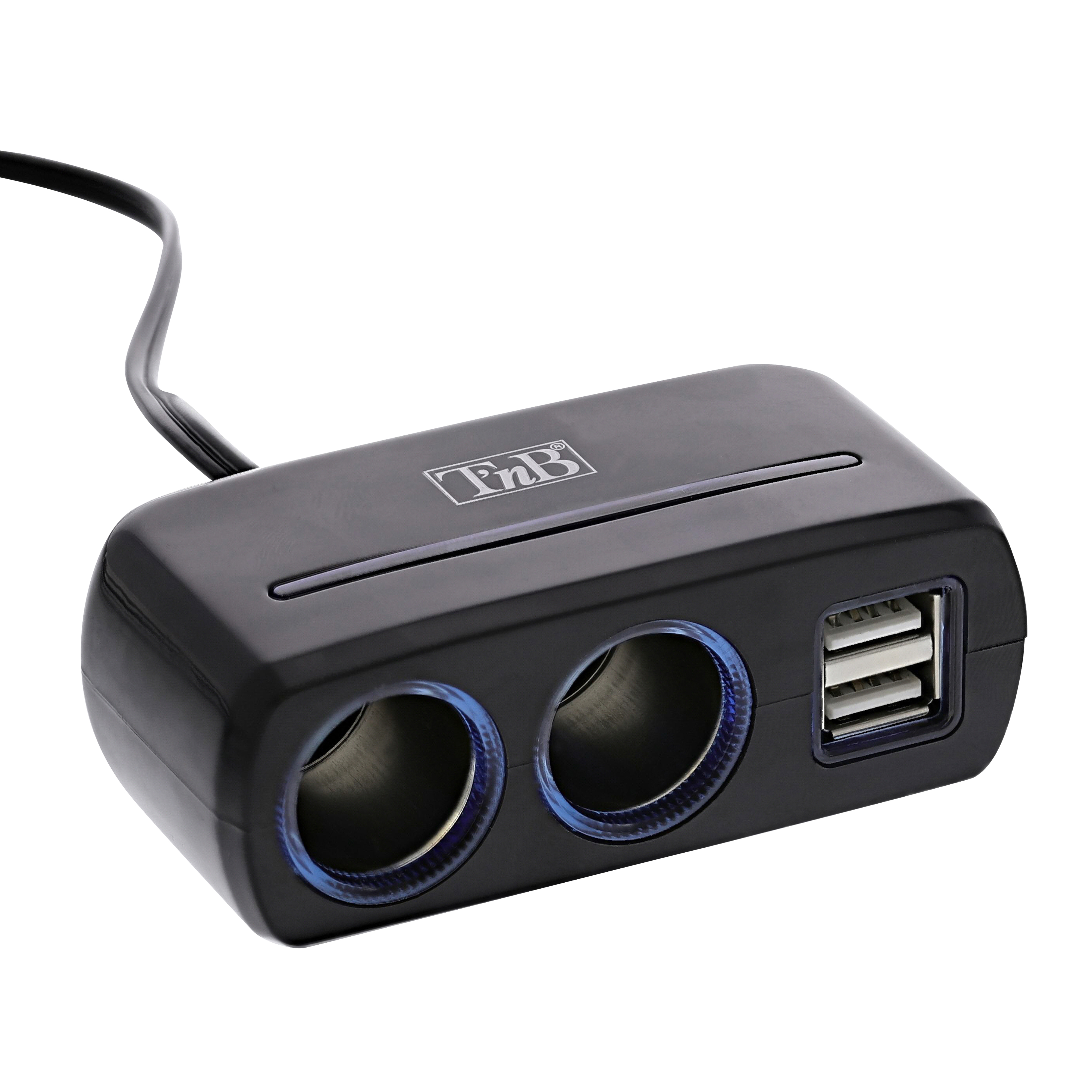 2XUSB-A 30W cigarette lighter charger + 2 cigarette lighter sockets1