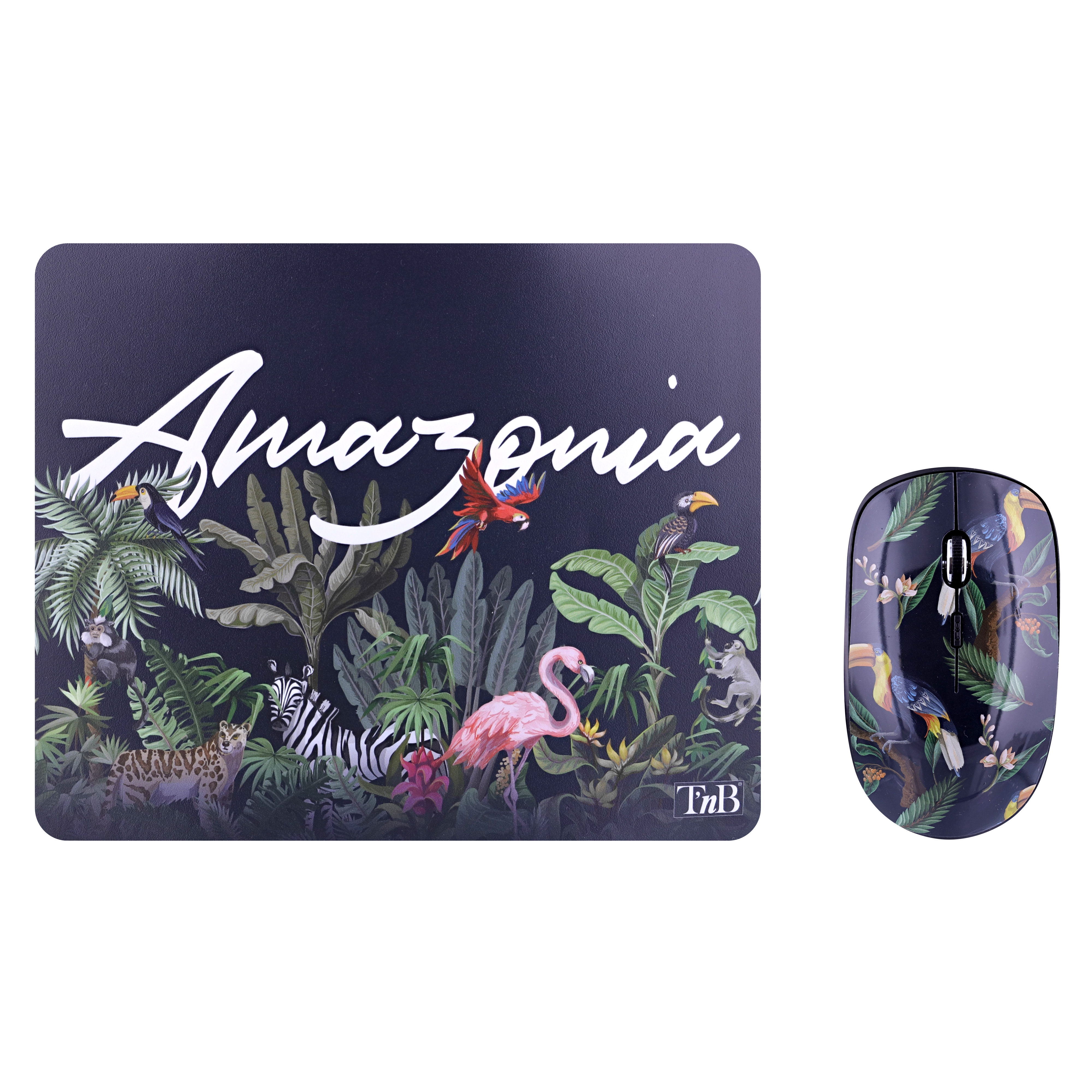 Bundle tapis de souris et souris sans fil AMAZONIA EXCLUSIV1