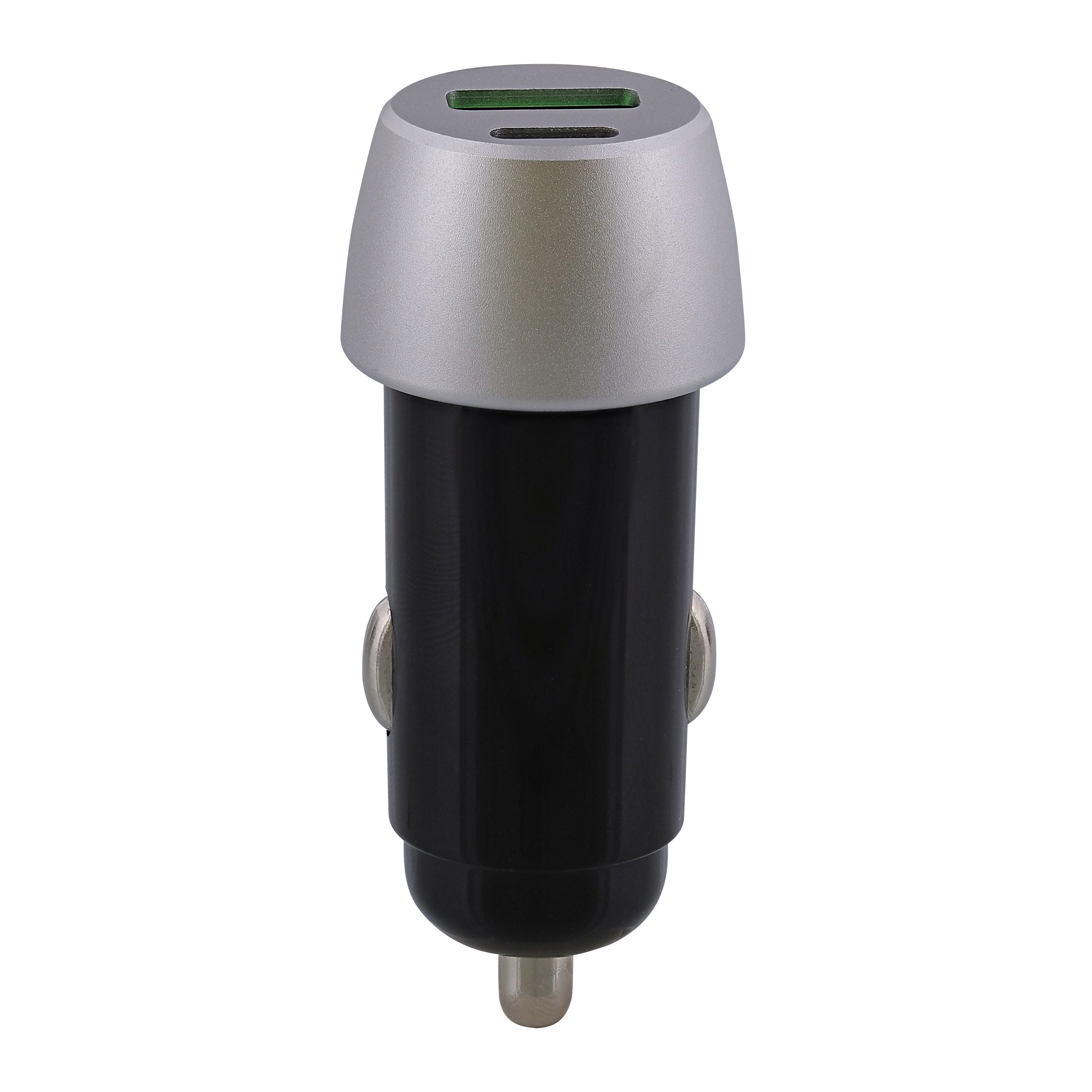 1XUSB-A and 1XType-C 38W Car Charger2