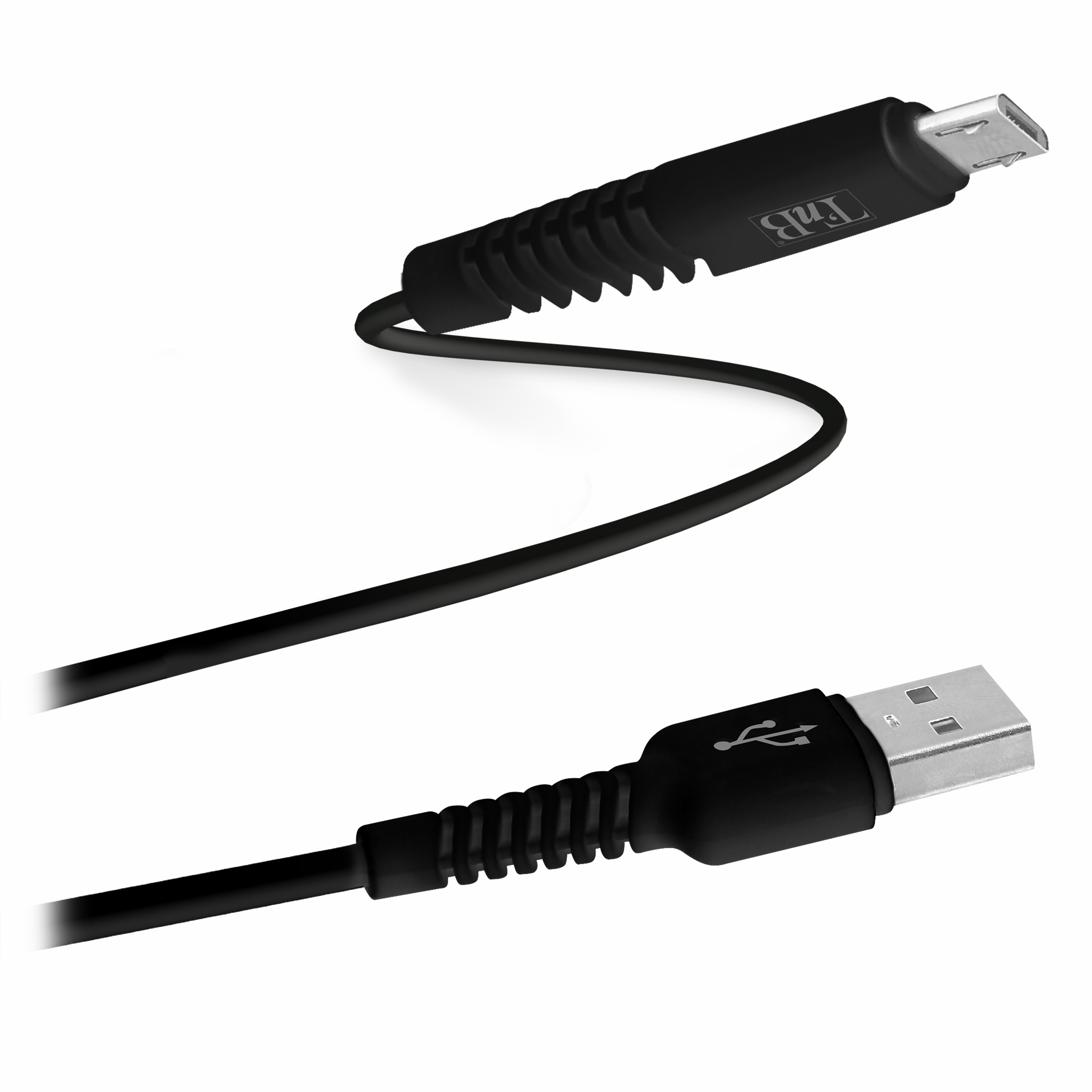 Micro USB cable with reinforced connectors1