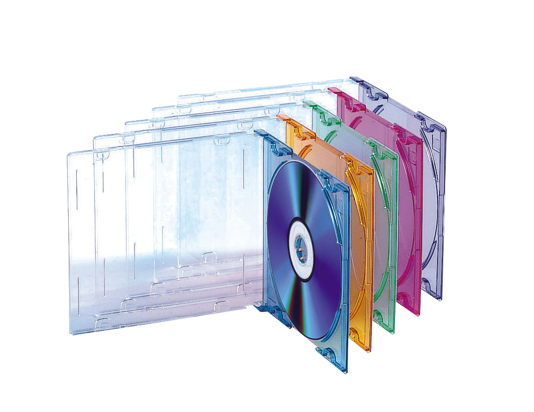 CD cases x 25 SLIM COLOR1