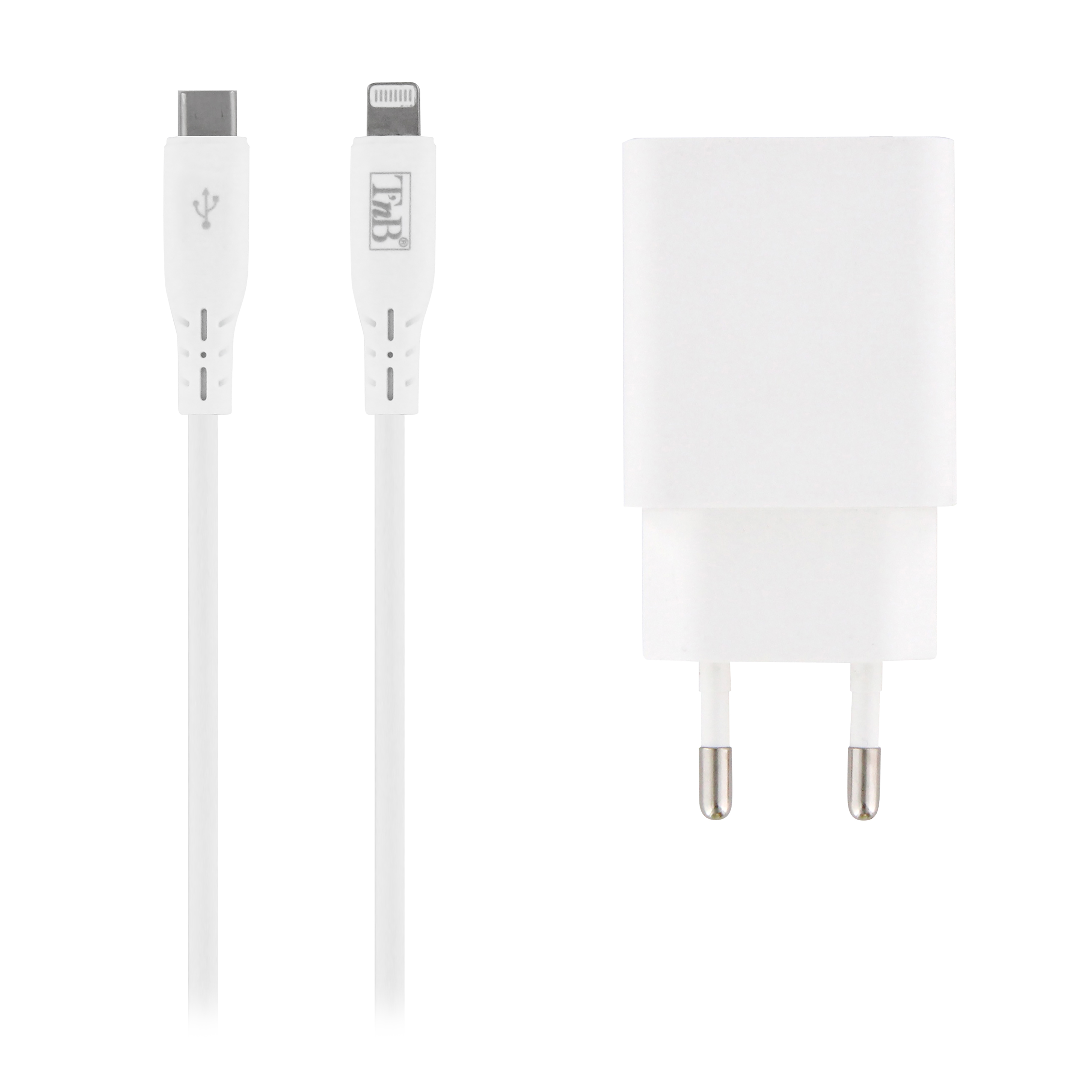 Pack de charge secteur 1 USB Type-C Power Delivery 20W + câble USB Type-C vers Lightning4