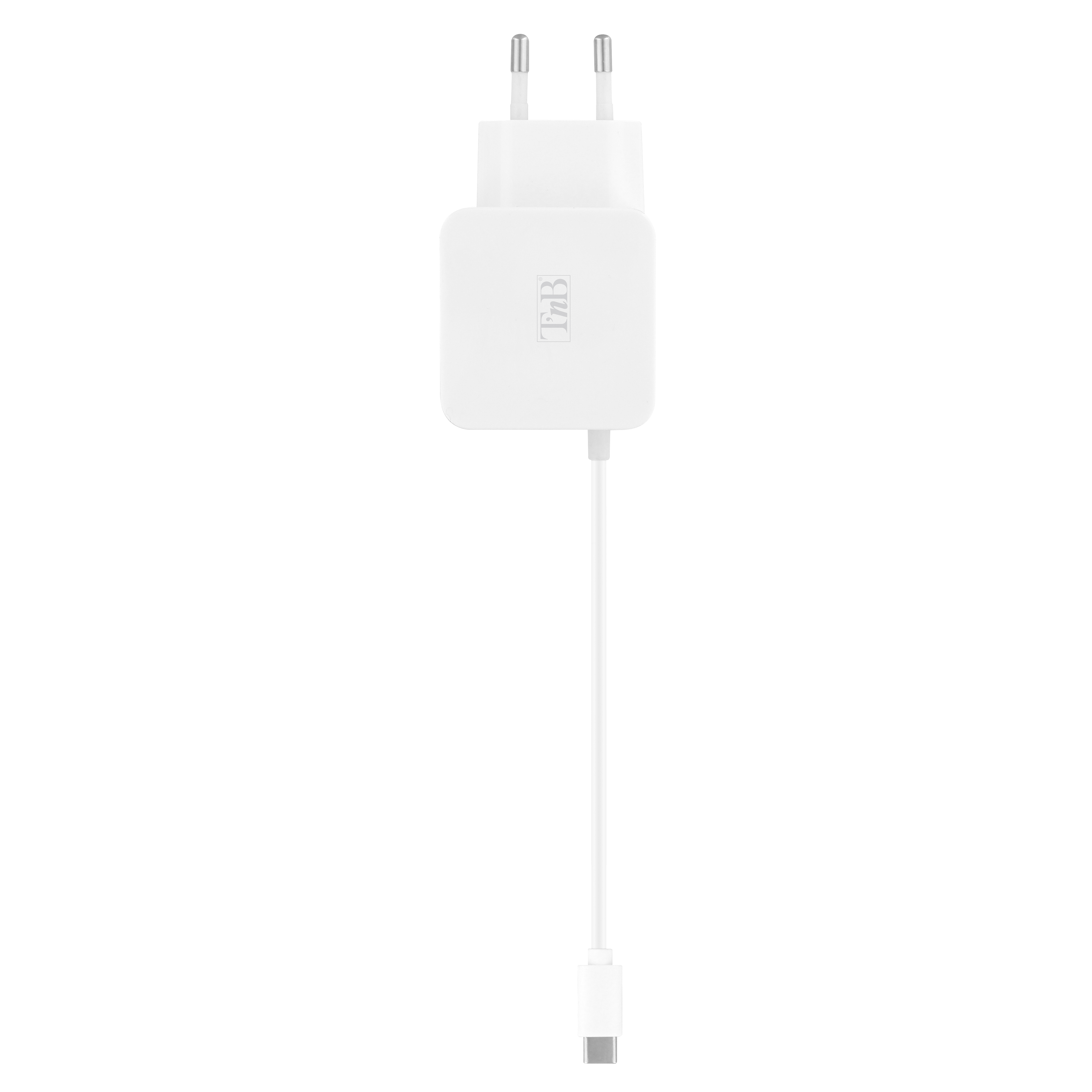 Chargeur secteur avec câble intégré USB-C 12W2