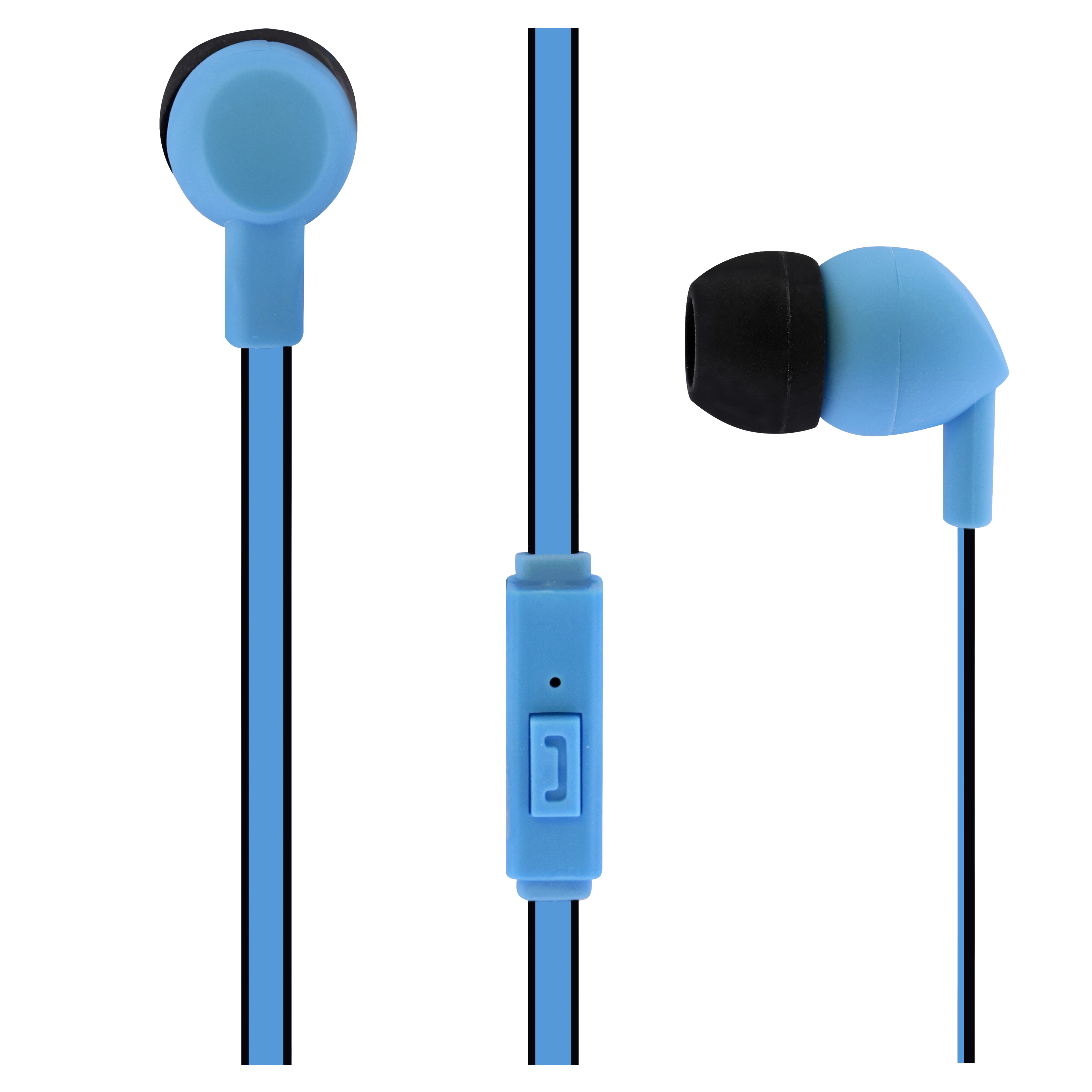 BE COLOR wired headphones blue jack1